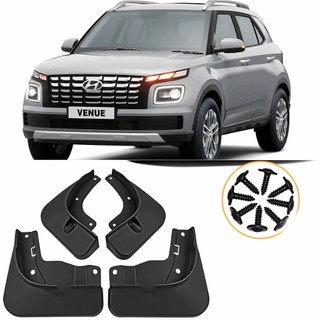 Chắn Bùn Hyundai Venue Chất Liệu Nhựa Dẻo Tặng Kèm Ốc Vít