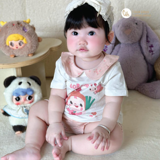 NGỌC BẢO AN KIDS (9M-7Y) Bộ quần áo sát nách chất cotton mềm mại, thoáng mát, co giãn tốt dành cho bé từ 8kg5 đến 25kg