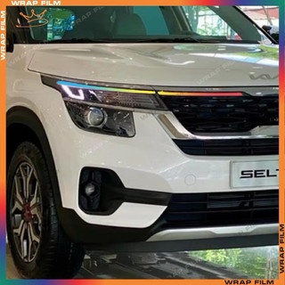 Decal dán đổi màu đèn Kia Seltos fom cũ ( 1 cặp)