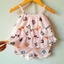 Bộ 2 dây bé gái 7 - 13kg mặc rộng rãi, vải đũi xốp mỏng nhẹ, may 2 lớp bồng bềnh rất dễ thương