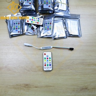 Điều khiển không dây nháy theo nhạc 17 nút dùng cho led full color 3 dây chip 1903, 16703, 2811 và nhiều dòng chip khác
