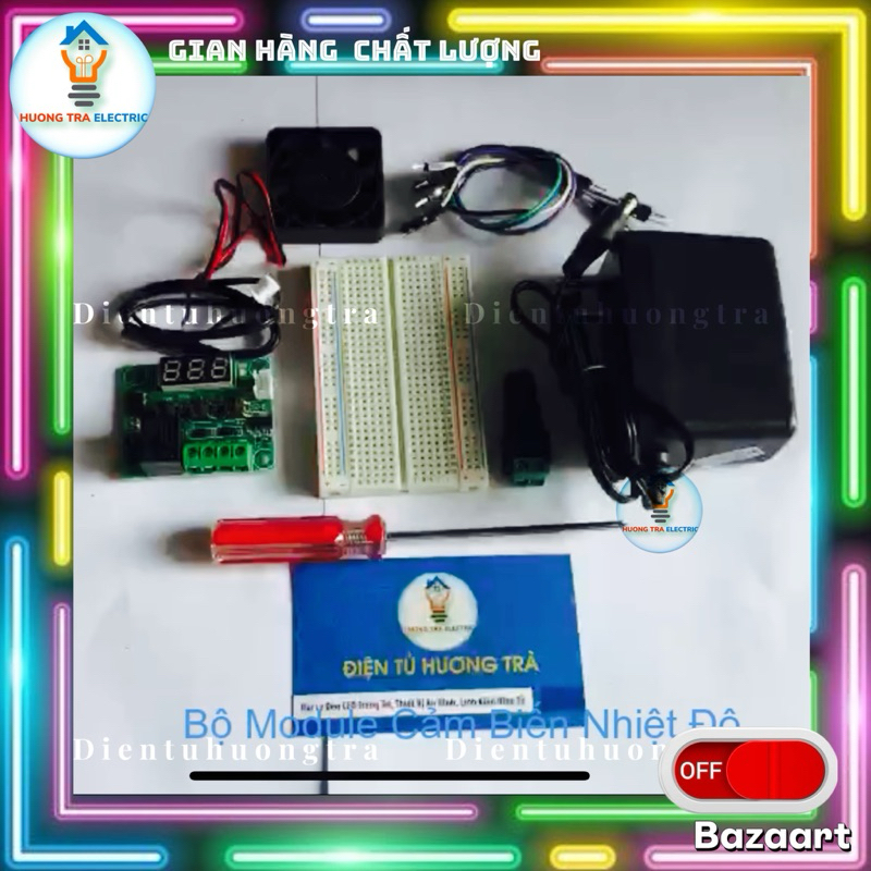 Bộ Thực Hành Đầy Đủ Mạch Cảm Biến Nhiệt Độ Dành Cho Học Sinh - Sinh Viên (Môn Công Nghệ Lớp 8)