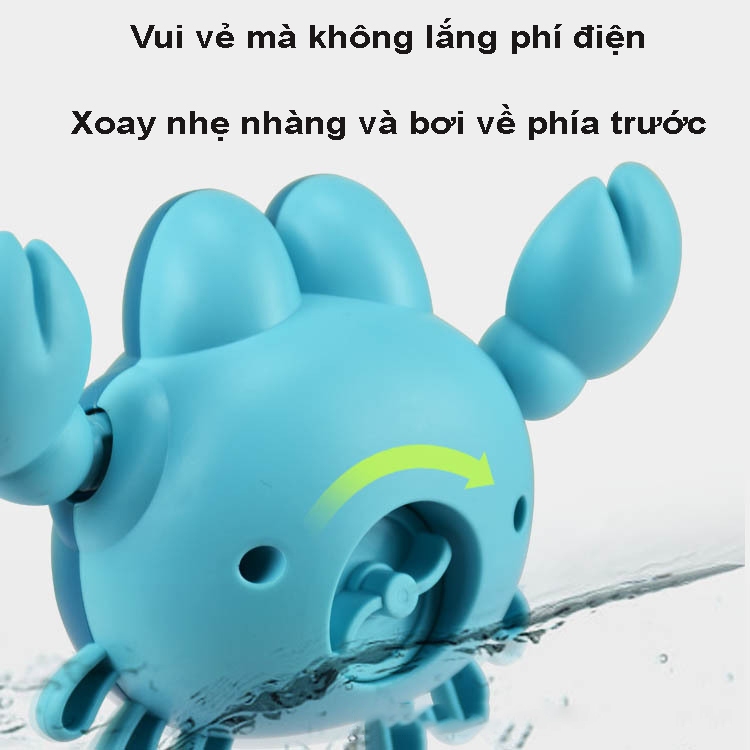 Đồ chơi thả bồn tắm cho bé vịt nước, rùa bể bơi, hồ bơi, phòng tắm- bơi trong nước vặn cót cho bé