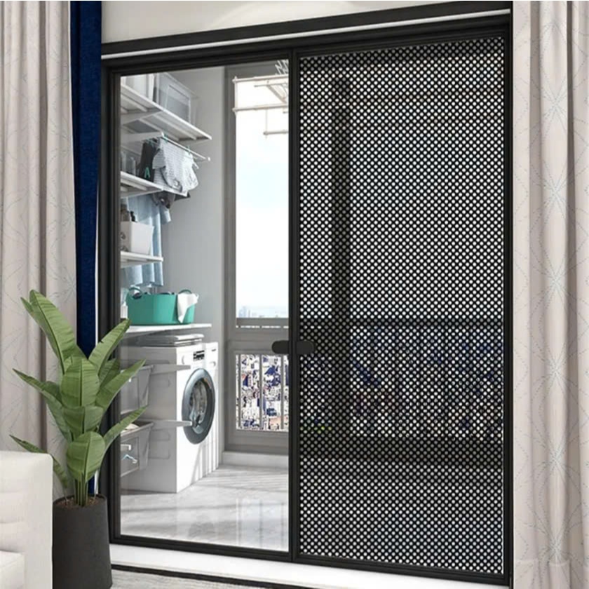 Decal Lưới Dán Kính BEDO Chống Nắng Xuyên Thấu Quảng Cáo Cửa Kính Xe Bus Shop Showroom