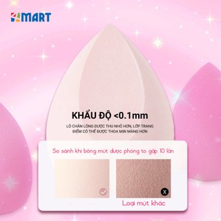 Bông mút tán kem nền mềm mịn tiện dụng có hộp đựng  dễ dàng tán đều, tạo lớp nền hoàn hảo