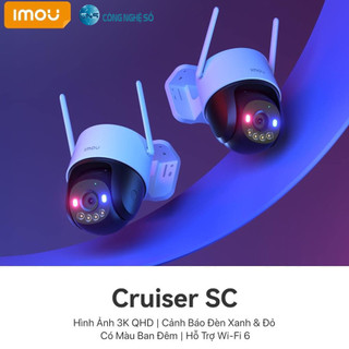 K7FP-5H0TE 5MP lắp SIM 4G | Đàm thoại 2 chiều | Đèn led ban đêm có màu | Camera IMOU ngoài trời | Chính hãng