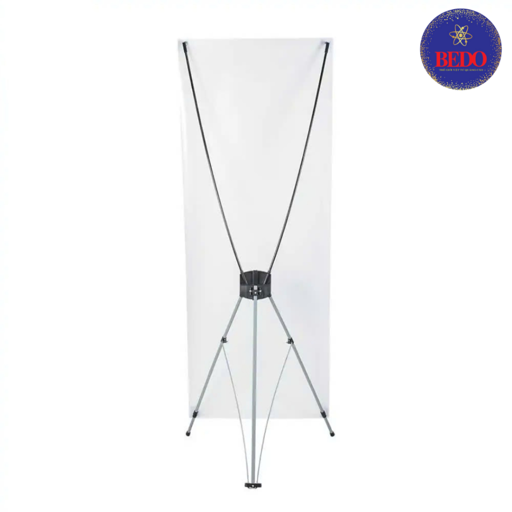Khung Standee Chữ X BEDO Nhôm Thép 60x160cm 80x180cm Treo Banner Quảng Cáo Gấp Gọn Bền Chắc