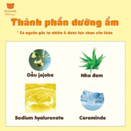 Sữa Dưỡng Thể Cho Bé Từ 6 Tháng Tuổi Và Làn Da Nhạy Cảm Không Mùi Kissme Mommy Body Milk (200g)