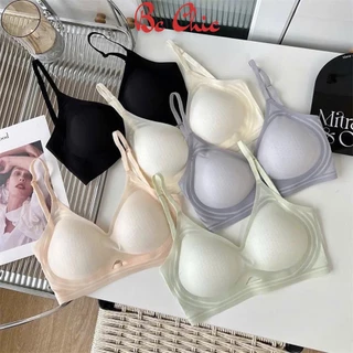 Áo ngực su nữ A 63 / 9737 , áo bra su hở lưng siêu nhẹ đệm 2,5cm tàng hình không gọng không lộ viền mềm mịn