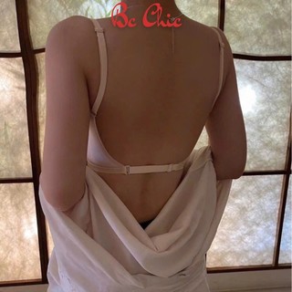 Áo ngực su nữ VECYLA 63 / 9737 , áo bra su hở lưng siêu nhẹ đệm 3 cm tàng hình không gọng không lộ viền mềm mịn