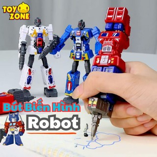 Bút Gel Robot Biến Hình - Chất Liệu Nhựa ABS, Ngòi 0.5mm, Mực Nhanh Khô Phù Hợp Cho Học Sinh, Đồ Dùng Học Tập Thú Vị