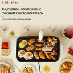 Bếp Nướng Điện Không Khói BEAR, Bếp Nướng Điện Bếp Nướng Chảo Nướng Điện Nướng Thịt 1500W Lòng Rời Dễ Vệ Sinh GR-4H15C — ảnh 4
