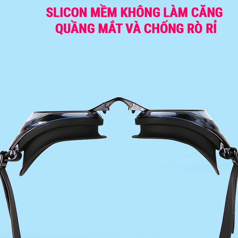 Kính bơi cận thị 1.5 đến 8.0 độ SPORTY 613 cho người lớn và trẻ em từ 6 tuổi chống tia UV