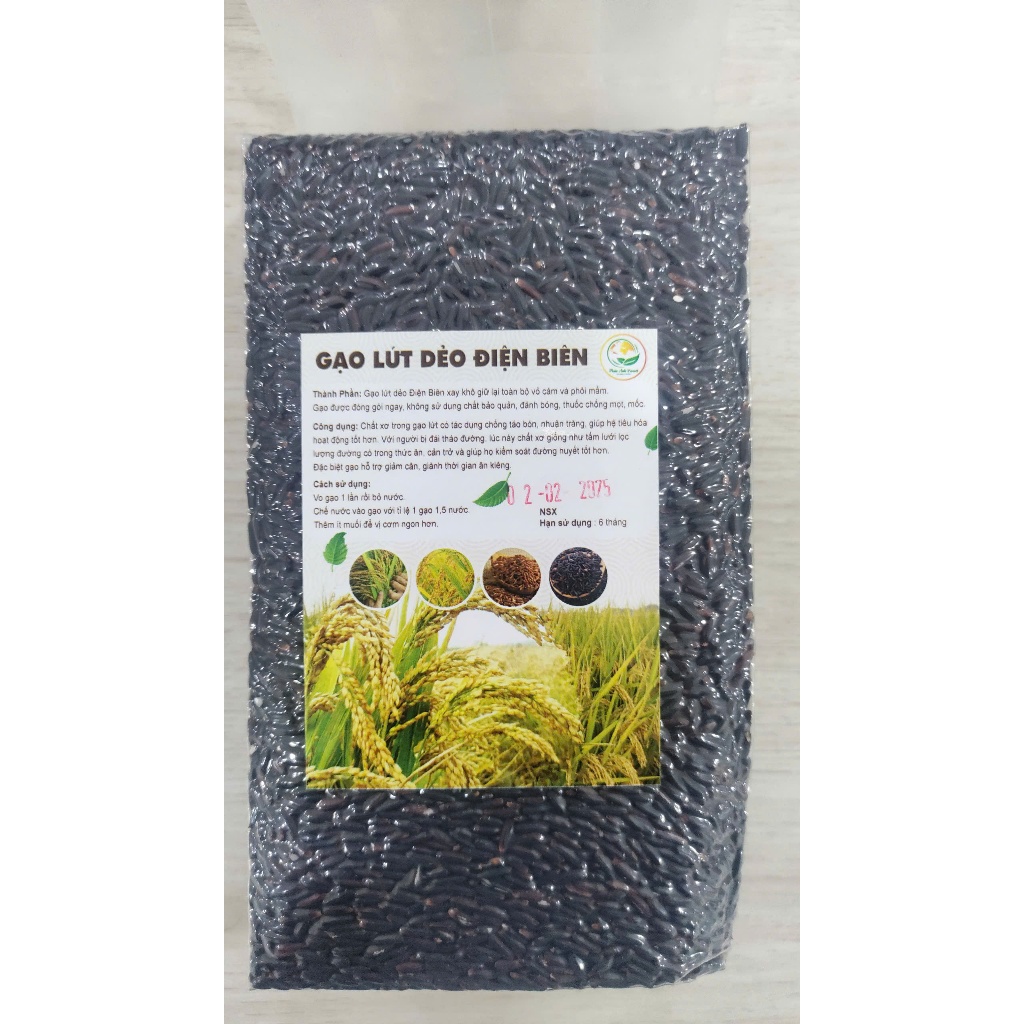 Gạo Lứt Đen Dẻo Điện Biên Thơm Ngon (1Kg Loại đặc biệt)