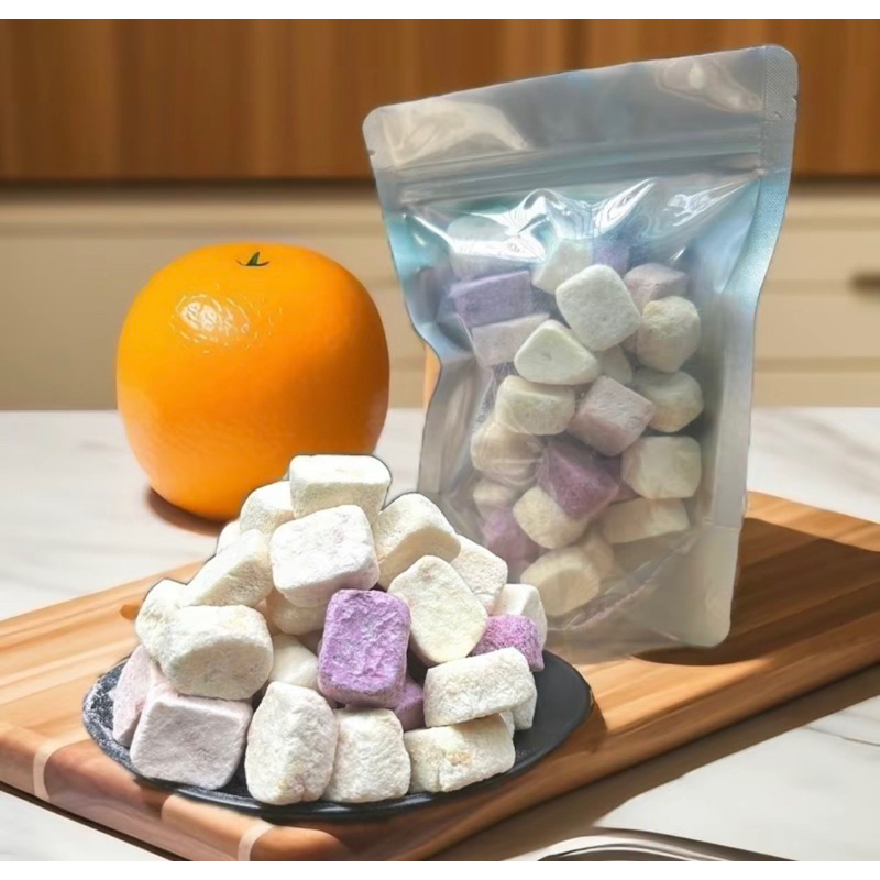 Sữa chua sấy thăng hoa , trái cây sấy thăng hoa , trái cây sấy giòn , ăn vặt snack , không đường .Trái cây sấy Minh Nhi