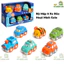 Xe Đồ Chơi Set 6 Xe Rattle Cars Hoạt Hình Dành Cho Bé Từ 1 -2 Tuổi Nhựa Dẻo An Toàn Không Trầy/Không Bể Quà Tặng Cho Bé