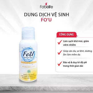 Dung Dịch Vệ Sinh Phụ Nữ Khử Mùi, Se Khít, Dưỡng Ẩm Giảm Khô Rát Fo'U Fobe N2 - Chai 50ml