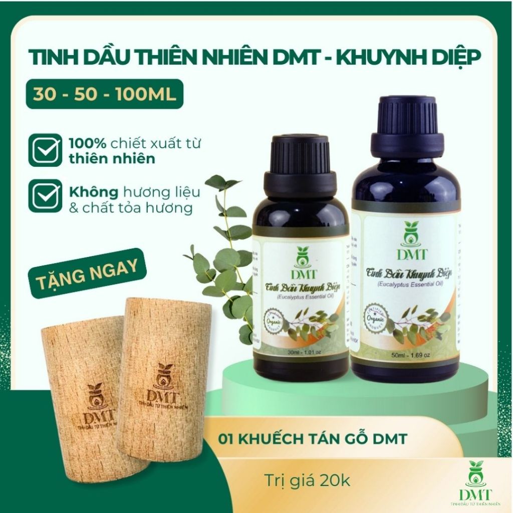 Tinh Dầu Khuynh Diệp DMT – Thơm Phòng, Khử Mùi Xe, Mang Lại Cảm Giác Sạch Thoáng