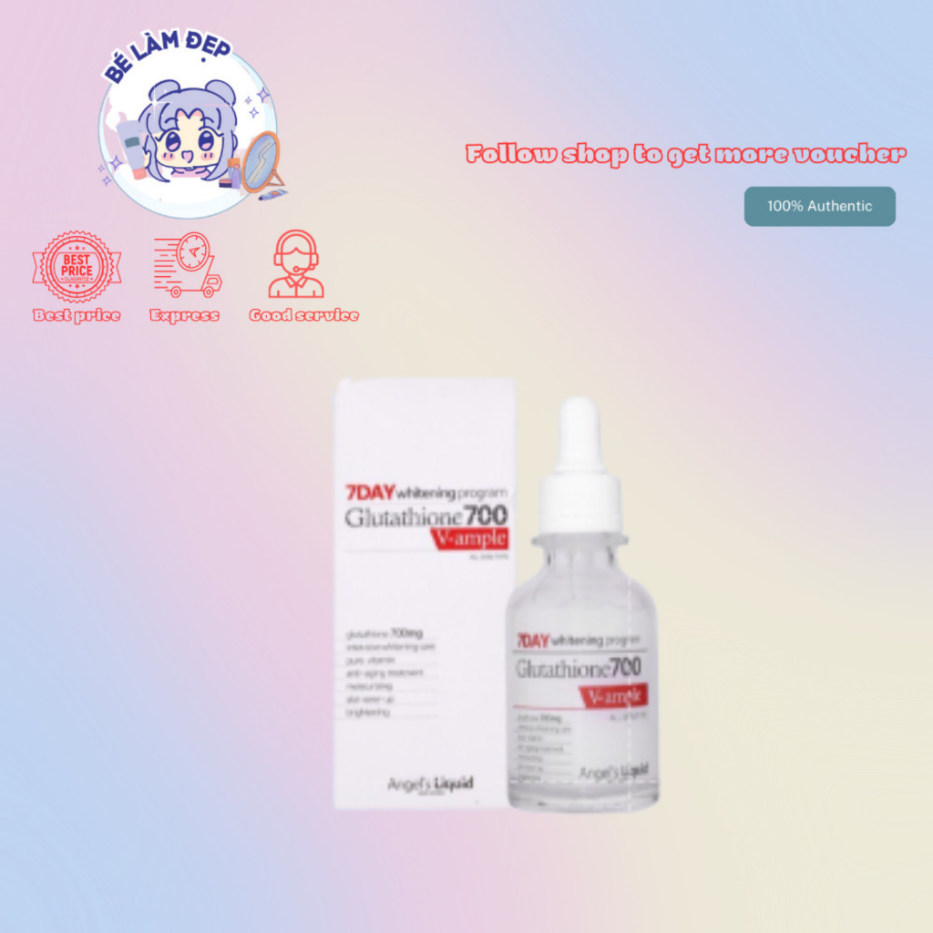 angels liquid glutathione 700 vample Serum Dưỡng Sáng Da Giảm Thâm 7Day Angel's Whitening Program - Chai 30ml Biogo Drogerie Molecular pathways underpinning resveratrol Type:NMN - B Nicotinamide Mononucleotide