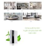 [Hỏa tốc Hà Nội] Máy hút ẩm không khí chống nồm gia đình 2L VS-DH05  Có điều khiển, hiển thị độ ẩm mini, độ ồn thấp — ảnh 6