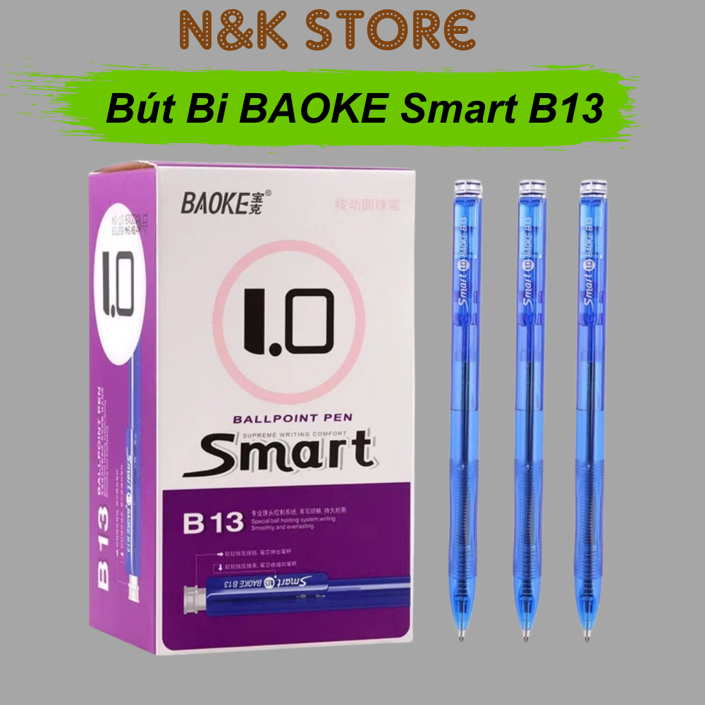 Bút bi BAOKE Smart B13 mực trơn đều đẹp