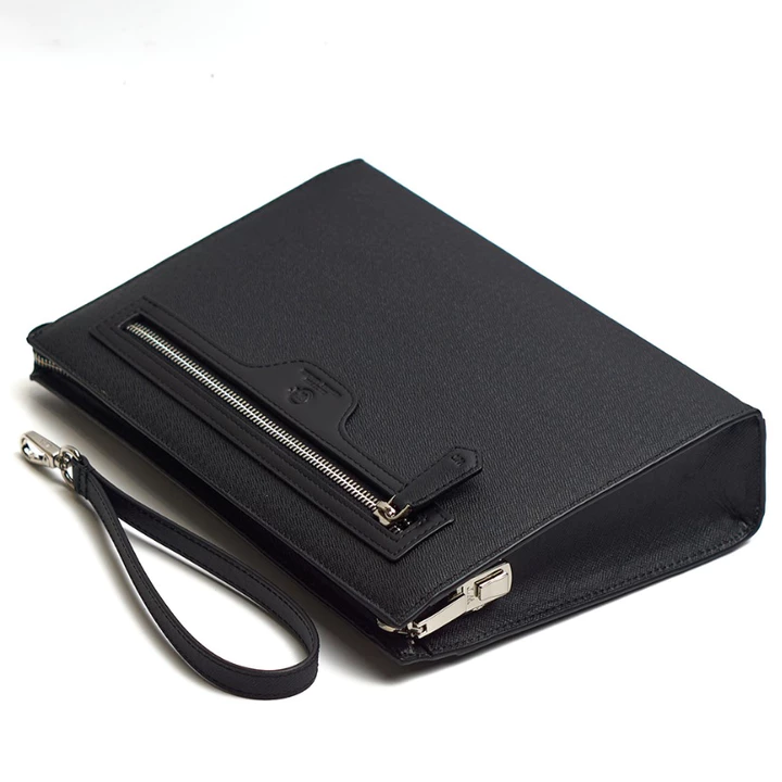Clutch Nam Da Bò Taiga WT Leather Secret 25 Khóa Số Bảo Mật Ví Cầm Tay