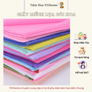 Giấy Mếch Lụa Mỏng Gói Hoa Decor Phòng Trang Trí Nhà Cửa Diy Handmade YiYihome