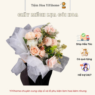 Giấy Mếch Lụa Mỏng Gói Hoa Decor Phòng Trang Trí Nhà Cửa Diy Handmade YiYihome