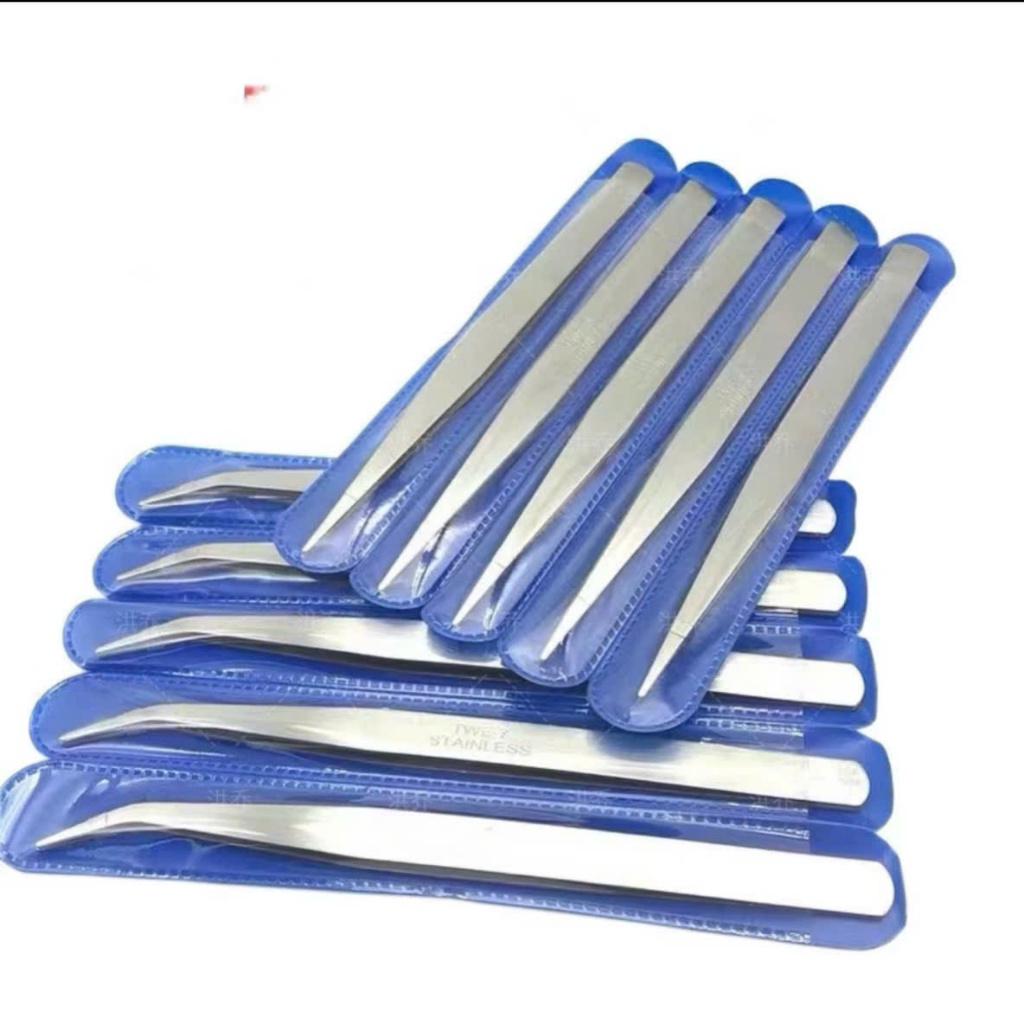 Nhíp gắp chỉ cong, thẳng xỏ chỉ được sử dụng trong ngành may(GIÁ 2 VÀ 5 CAI)- Nhíp gắp chỉ chính hãng TWE-7 STAINLESS.