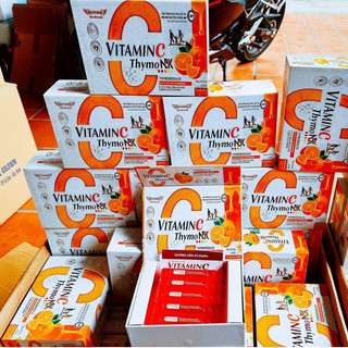 Siro VITAMINC THYMO NBK hỗ trợ tăng cường sức khỏe, nâng cao sức đề kháng cơ thể, hộp 20 ống
