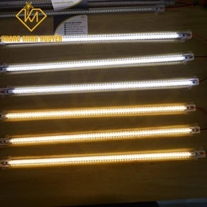 LED thanh 220v 0,5m - 1 hàng bóng chip 2835 SMD siêu sáng có bọc nhựa màu trắng 6000K và vàng 3000K