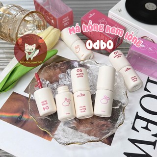 [ODBO] Má Hồng Kem ODBO Dạng Lỏng Vỏ Trắng Sữa Đám Mây, Cloudy Lasting Blush 3g (OD1306)