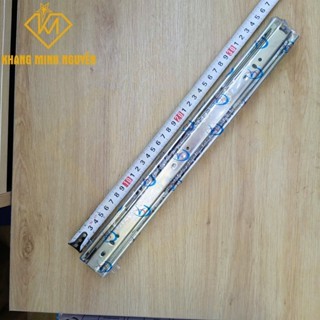 (Giá 1 cặp) Ray bi trượt 3 tầng, ray bi thép 3 tầng 20cm | 25cm | 30cm | 35cm | 40cm
