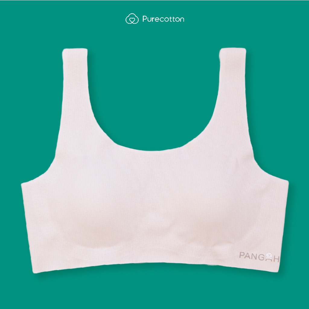 Ảnh Áo lá học sinh không viền Purecotton chất liệu cotton cao cấp Beauty Light Bra PC088 1