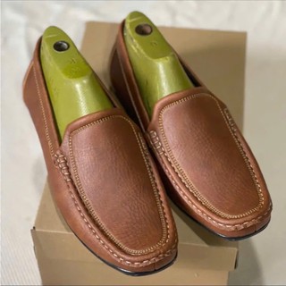 Giày lười nam 2 màu nâu và đen size 39 đên 43 đổi trả nêu không vừa size đế khâu chăc chắn (CLRK)