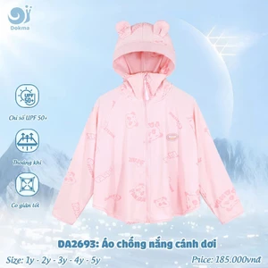 Áo Chống Nắng Cánh Dơi, Áo Choàng Xô Thời Trang Dokma DA2170 DS519