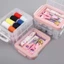 BỘ KIM CHỈ KHÂU MINI 12 CUỘN 3 TẦNG - Hộp Kim Chỉ Handmade Đầy Đủ Phụ Kiện, Bộ May Vá Tiện Lợi