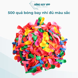 Túi 500 quả bóng bay nhí đủ màu sắc trang trí nhà cửa, tiệc tùng, chơi bóng nước,...