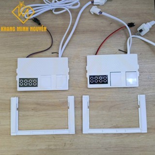 Cảm biến gương, cảm ứng gương 12V cho led 1 màu và led 3 màu, có chế độ dimmer, đồng hồ, sấy gương
