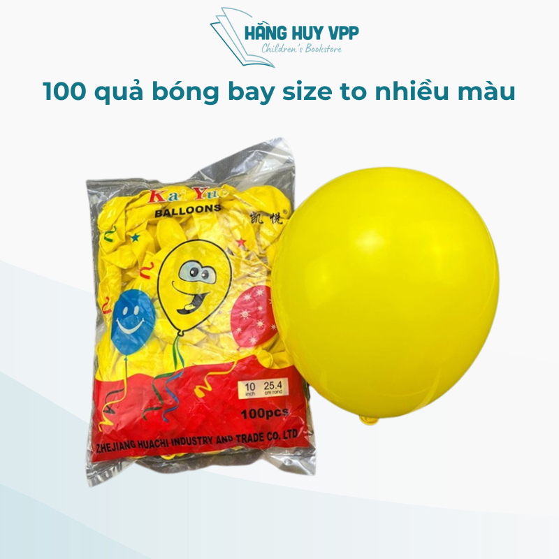 Set 100 bóng bay trang trí sinh nhật, bong bóng trang trí phòng cưới, sự kiện, khai trương [LOẠI DÀY 2,2GRAM]