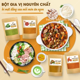 20 loại bột tự chọn, cần tây, rau má, cam thảo, đậu đỏ, yến mạch, quế, ngũ vị hương, bạch linh