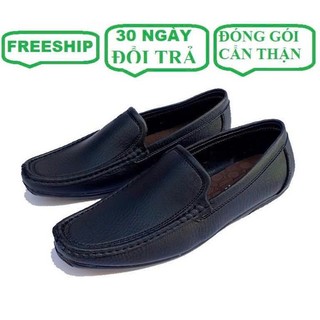 Giày lười nam 2 màu nâu và đen size 39 đên 44 đổi trả nêu không vừa size đế khâu chăc chắn (CLRK)