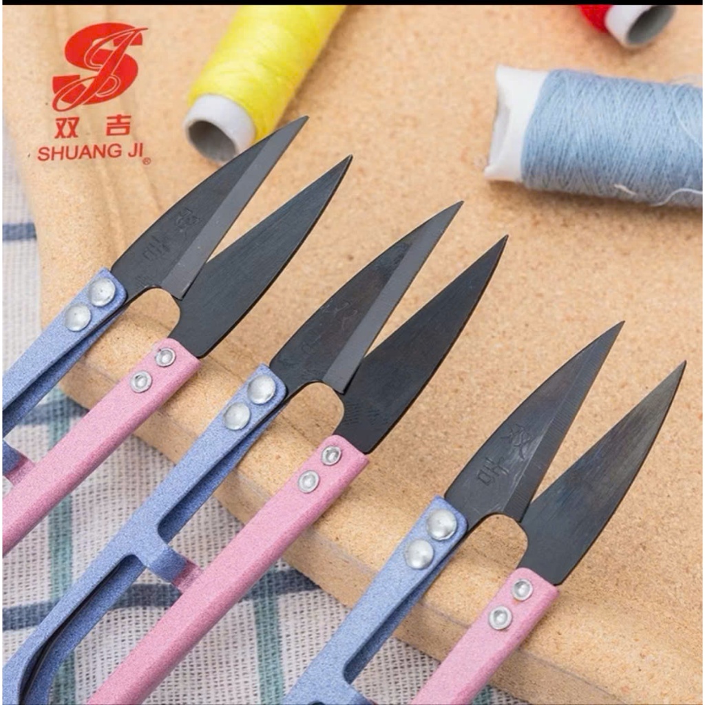 KÉO BẤM  2 MÀU LOẠI LỚN 12.6cm