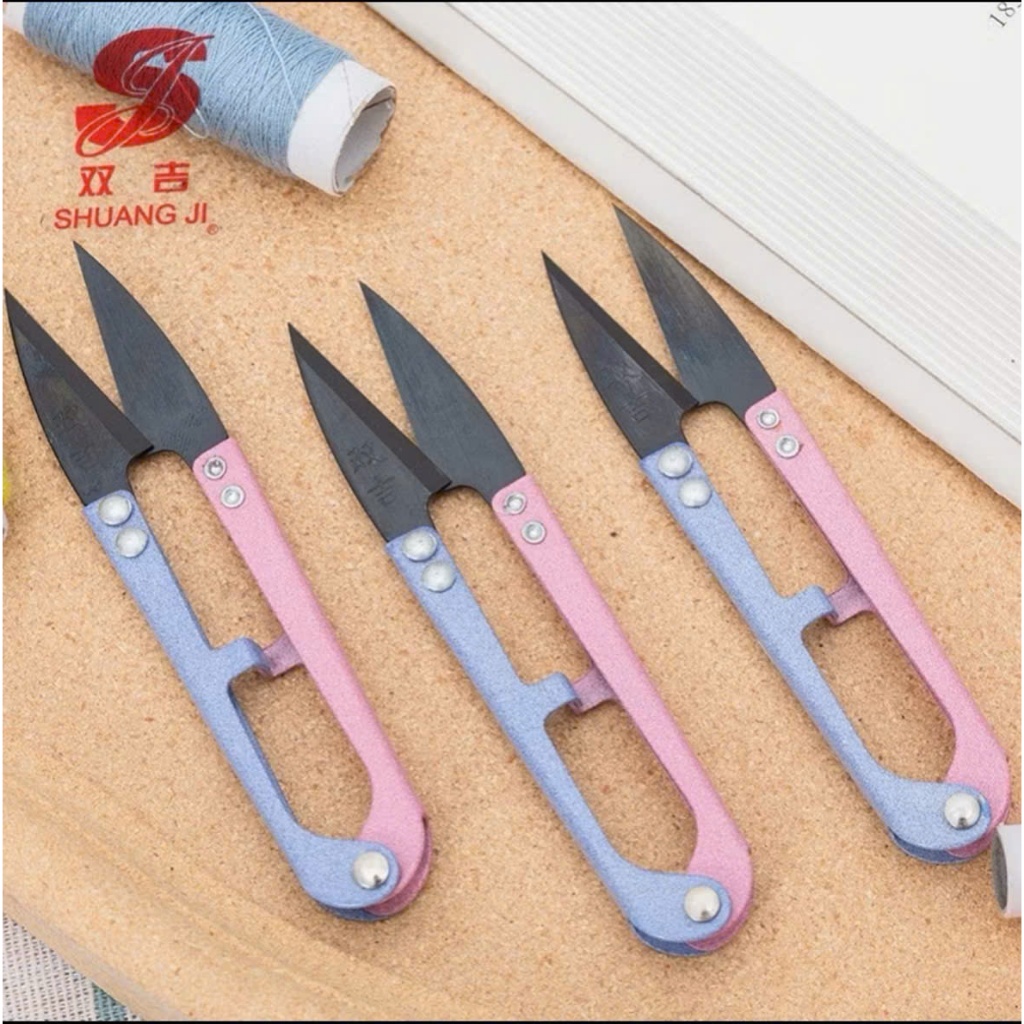 KÉO BẤM  2 MÀU LOẠI LỚN 12.6cm
