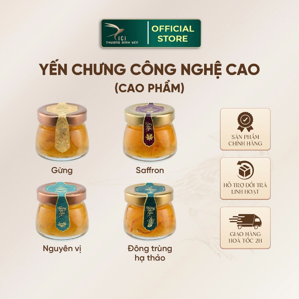 Ảnh Yến Sào Chưng Công Nghệ Cao Hũ 50-65g CiCi Thượng Đỉnh Yến Kết Hợp Cùng Các Loại Thảo Dược Quý Yến Tươi Nguyễn Chất Yến 1