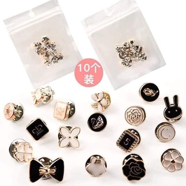 SET 10 KHUY CÀI ÁO MINI SIÊU ĐẸP CHO NỮ