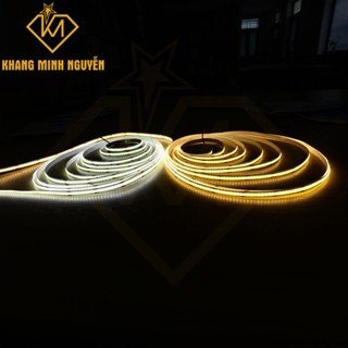 Cuộn 5m| LED COB - Đèn LED dây cob 12V, 252 LED/mét - siêu sáng, siêu mịn Trắng (6000k), vàng (3000k), T.tính (4000k)