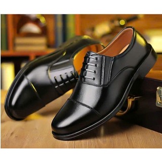 Giày tây nam công sở kiểu giả dây đế cao su được khâu chắc chắn đế cao 3cm (SQTHO)