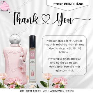 Nước hoa  Dllina Excllusif chiết 10ml  nước hoa nữ, phong cách tiểu thư, sang trọng, quyến rũ với hương cam,hoa hồng,