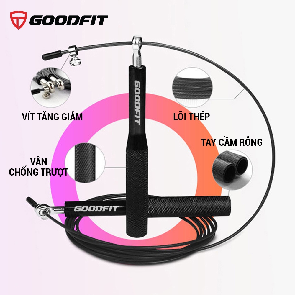 Dây nhảy thể dục, giảm cân GoodFit GF901JR